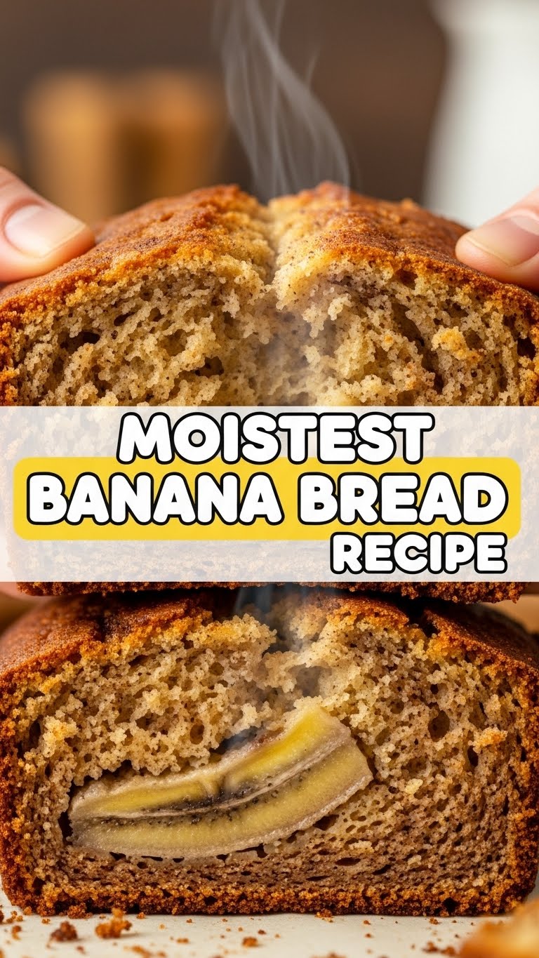 Moistest Banana Bread Recipe