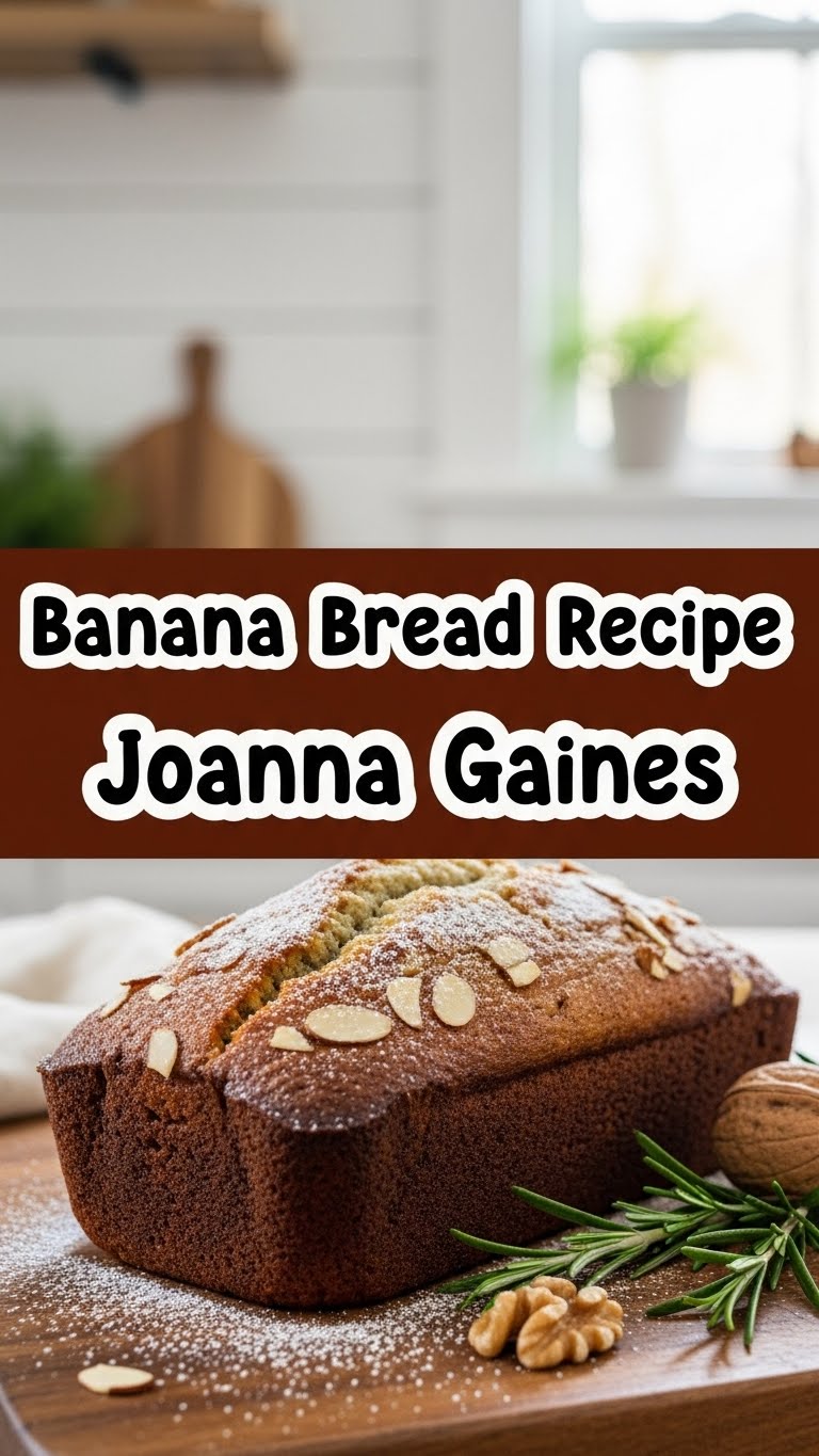 Banana Bread Recipe Joanna Gaines