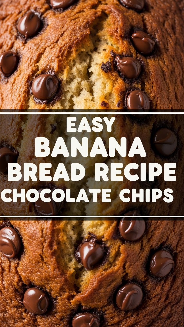Easy Banana Bread Recipe Chocolate Chips