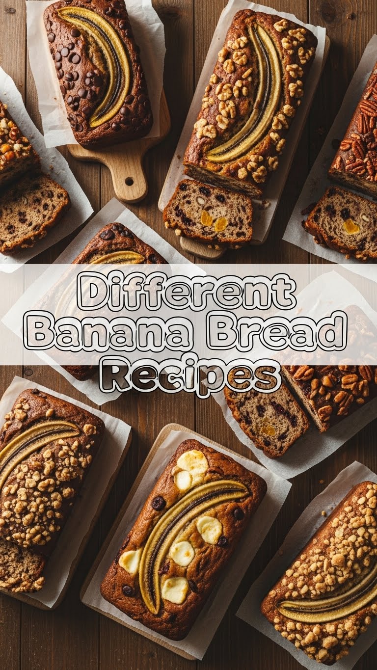 Different Banana Bread Recipes