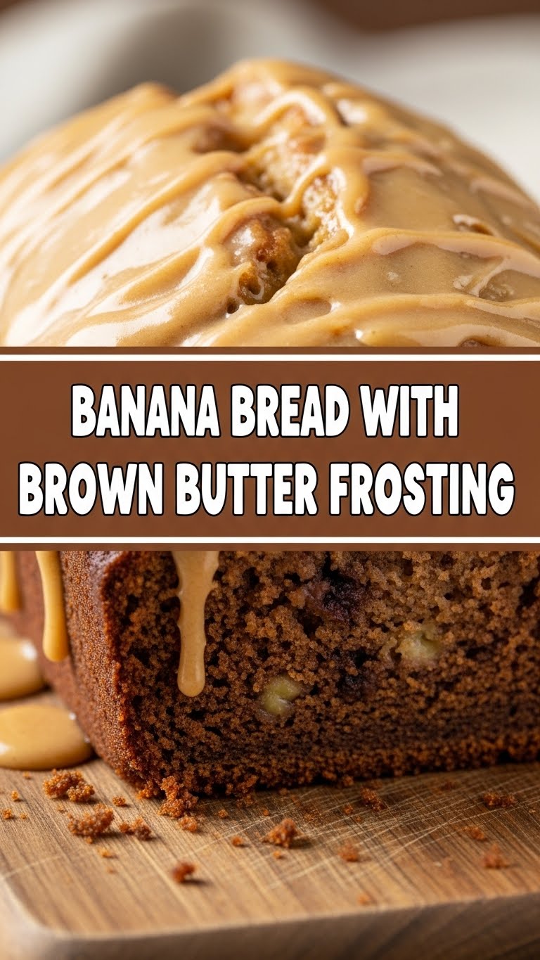 Banana Bread With Brown Butter Frosting