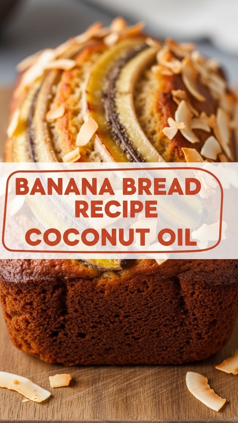 Banana Bread Recipe Coconut Oil