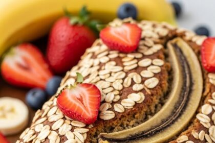 Healthy Banana Oatmeal Bread