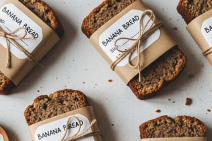 Banana Bread Packaging Ideas Bake Sale