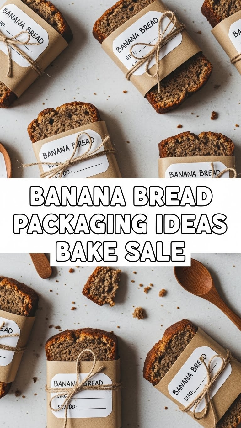 Banana Bread Packaging Ideas Bake Sale