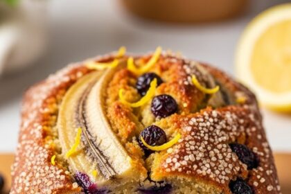 Banana Blueberry Lemon Bread Recipe