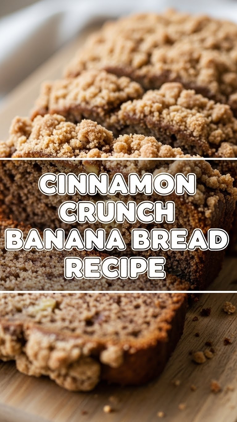 Cinnamon Crunch Banana Bread Recipe