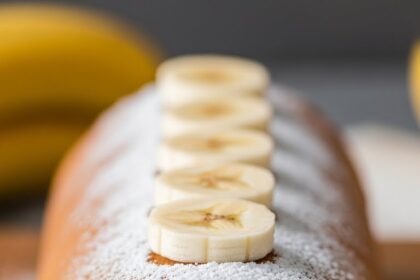 Banana Bread Roll With Cream Cheese