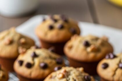 Dairy Free Banana Bread Muffins