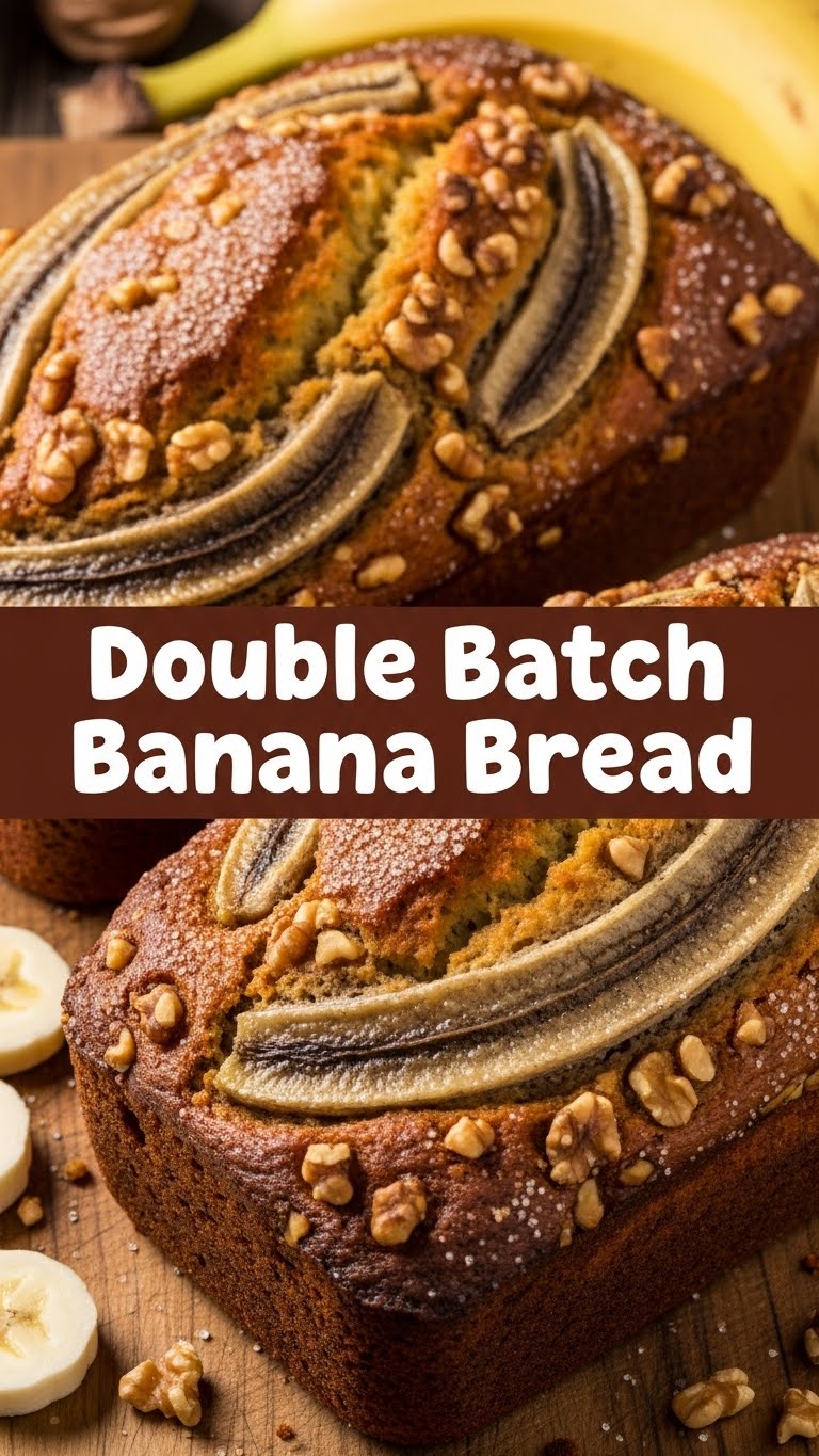 Double Batch Banana Bread