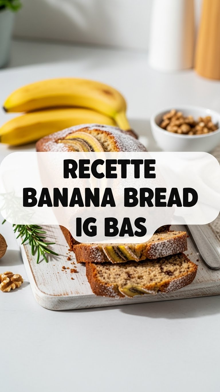Recette Banana Bread Ig Bas
