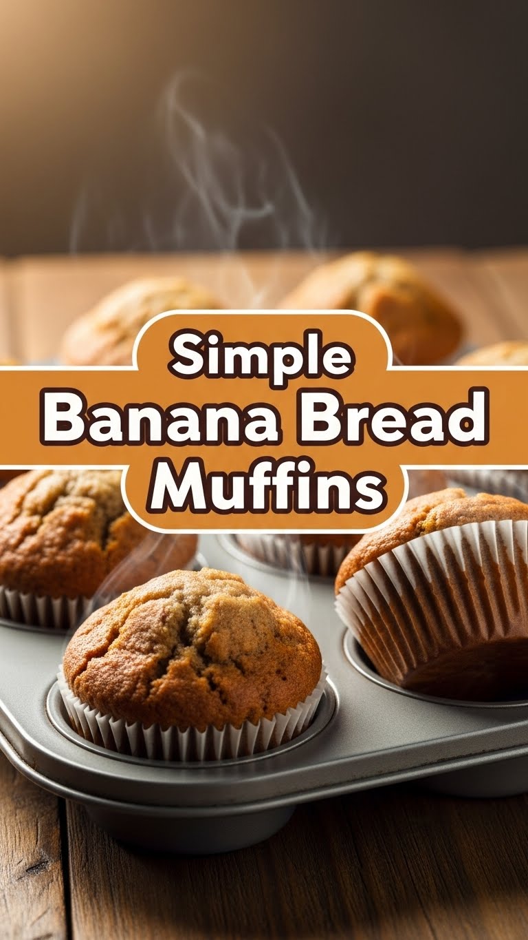 Simple Banana Bread Muffins