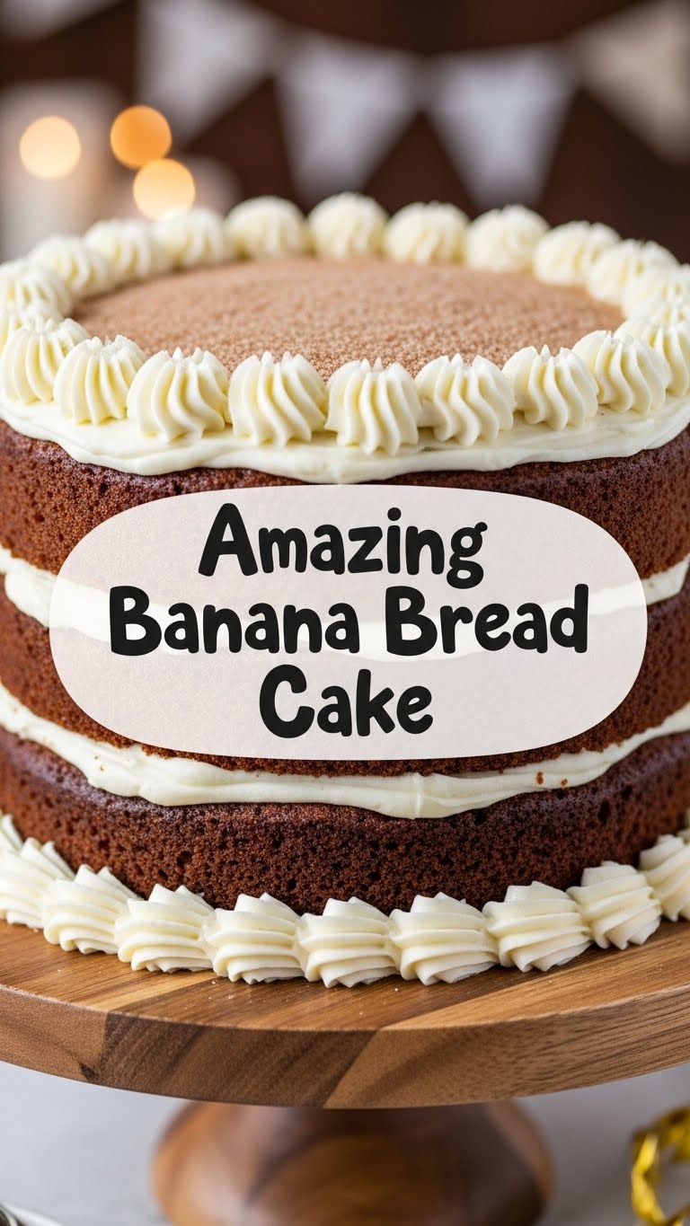 Amazing Banana Bread Cake