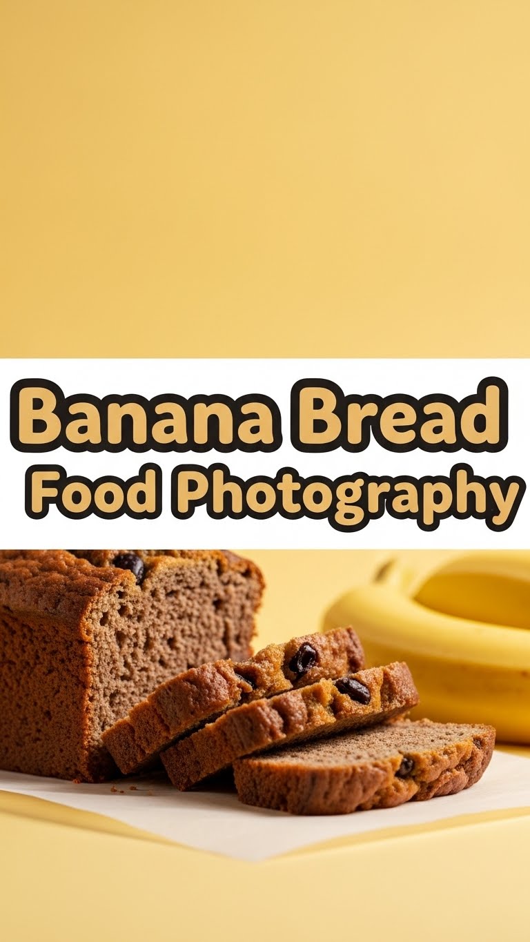 Banana Bread Food Photography