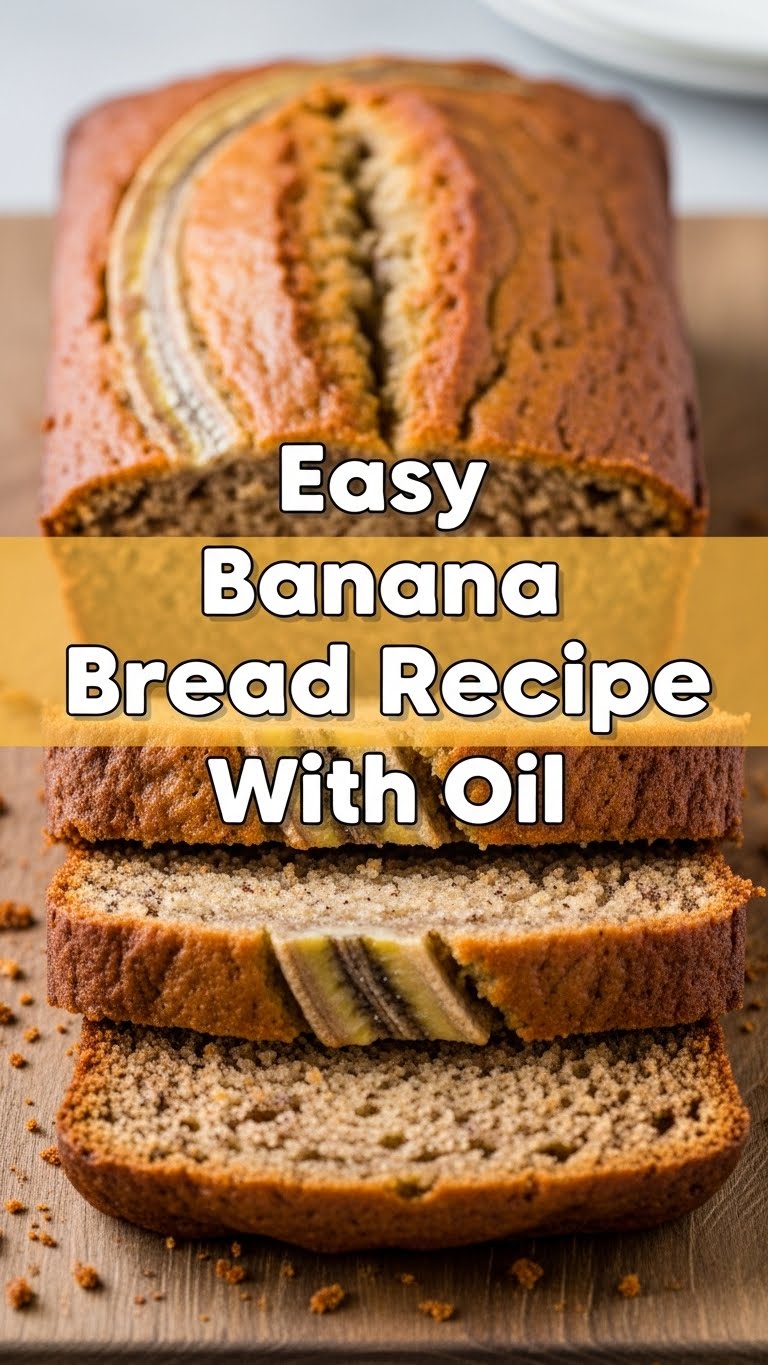 Easy Banana Bread Recipe With Oil
