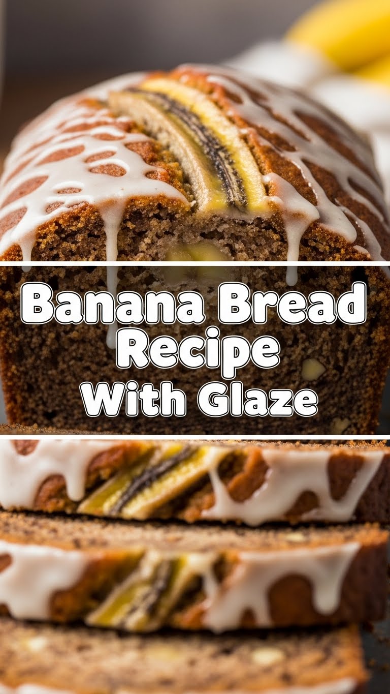 Banana Bread Recipe With Glaze