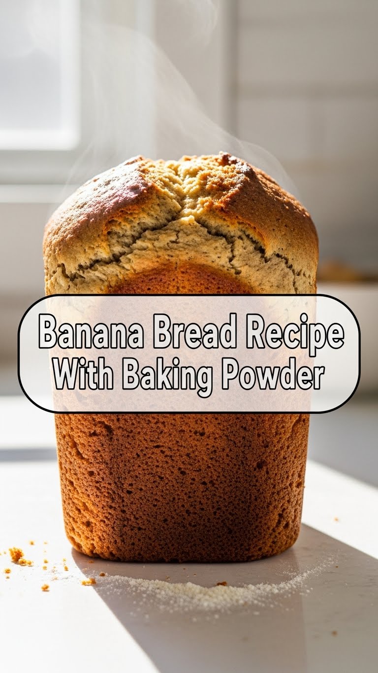 Banana Bread Recipe With Baking Powder