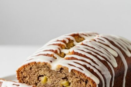 Glazed Banana Bread