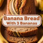 Banana Bread With 3 Bananas