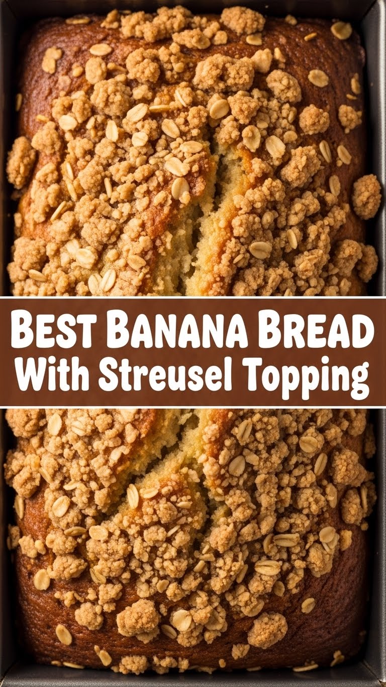Best Banana Bread With Streusel Topping