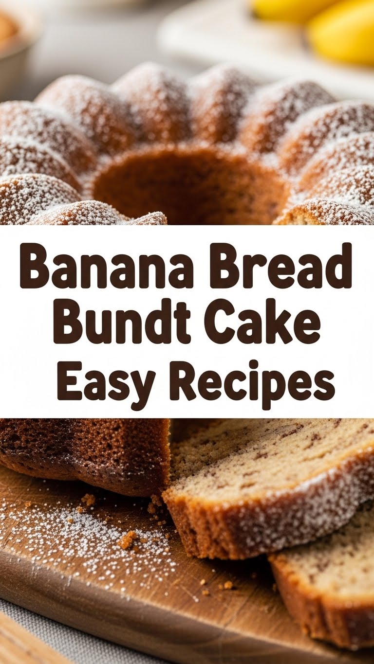 Banana Bread Bundt Cake Easy Recipes