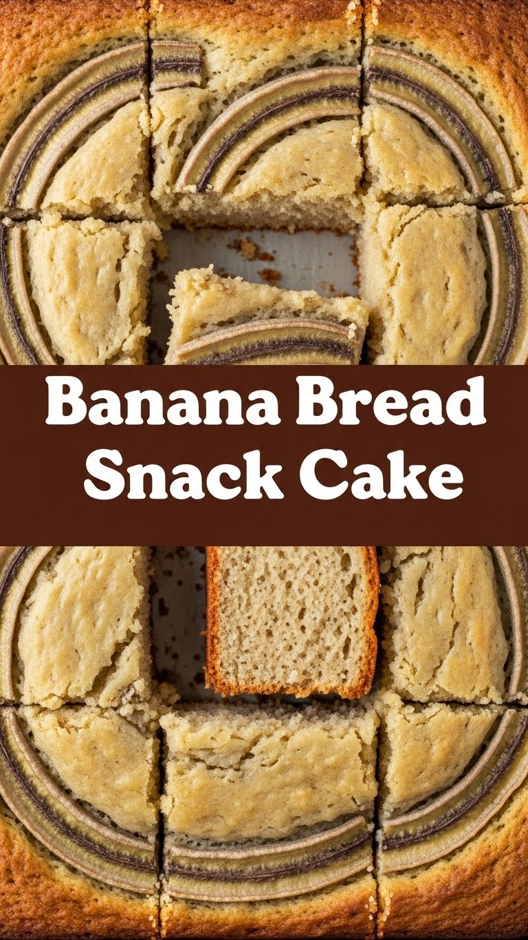 Banana Bread Snack Cake