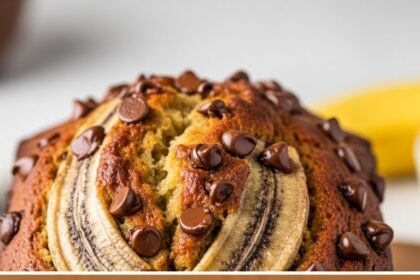 Super Moist Chocolate Chip Banana Bread