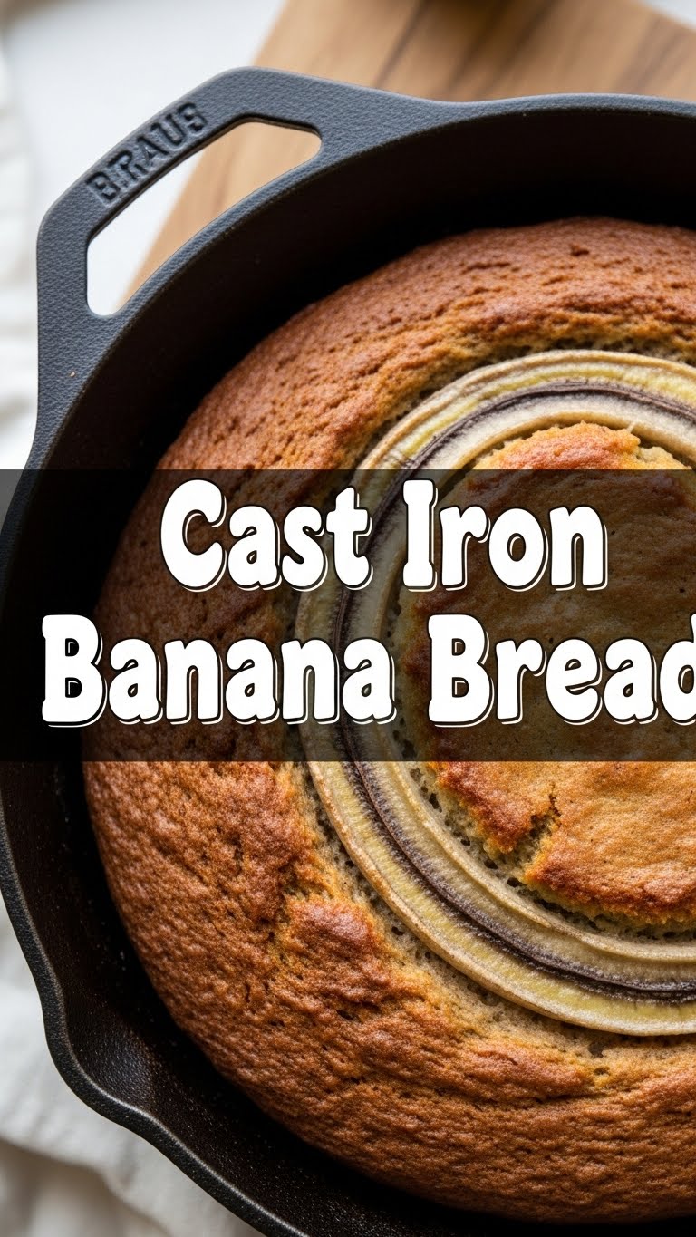 Cast Iron Banana Bread
