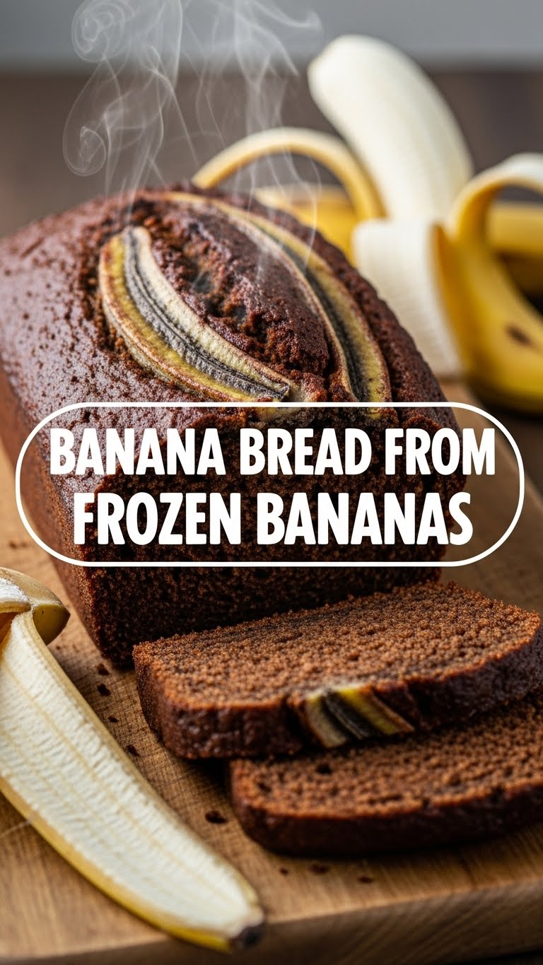 Banana Bread From Frozen Bananas