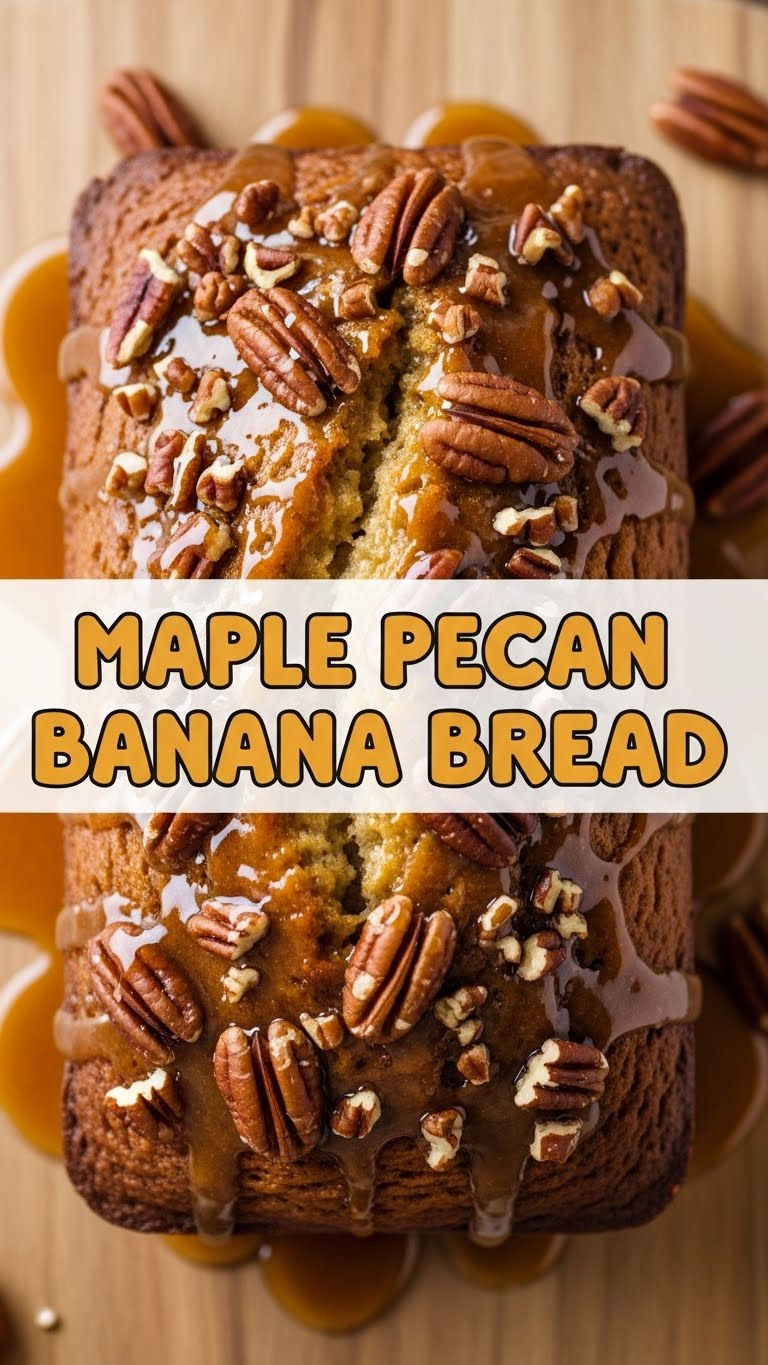 Maple Pecan Banana Bread