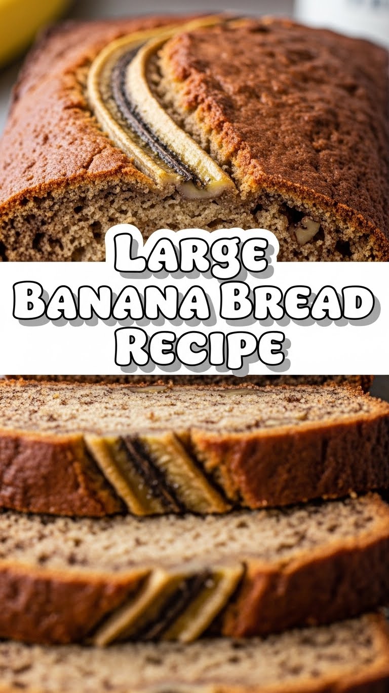Large Banana Bread Recipe