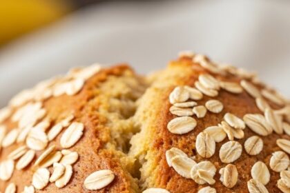 Oat Flour Banana Bread Recipe