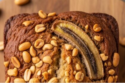 Peanut Butter Banana Bread Recipe Easy
