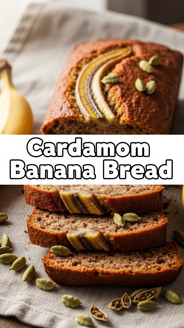 Cardamom Banana Bread