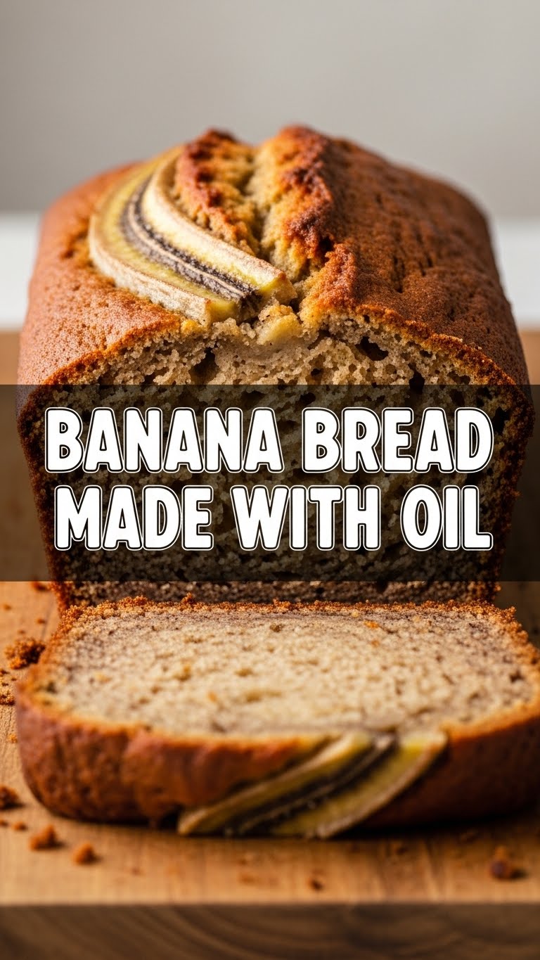 Banana Bread Made With Oil