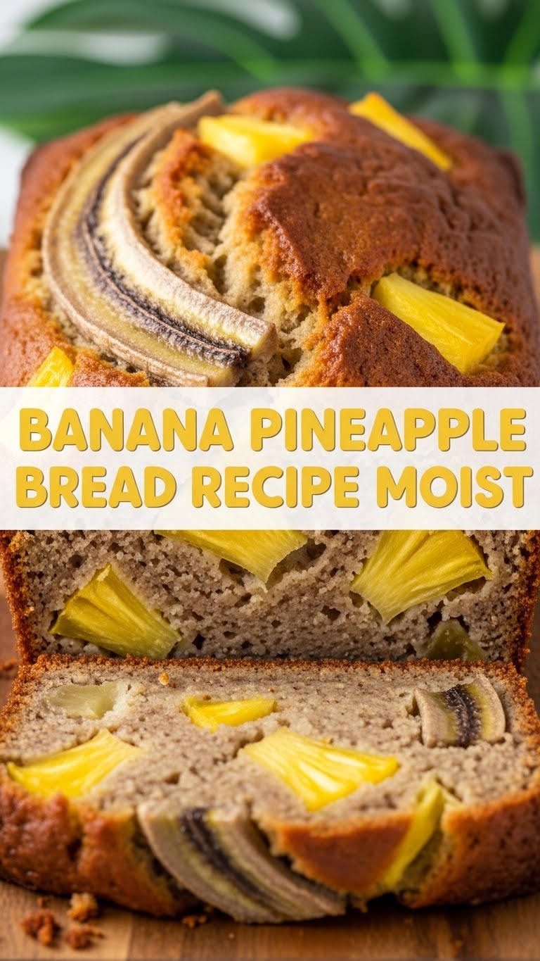 Banana Pineapple Bread Recipe Moist