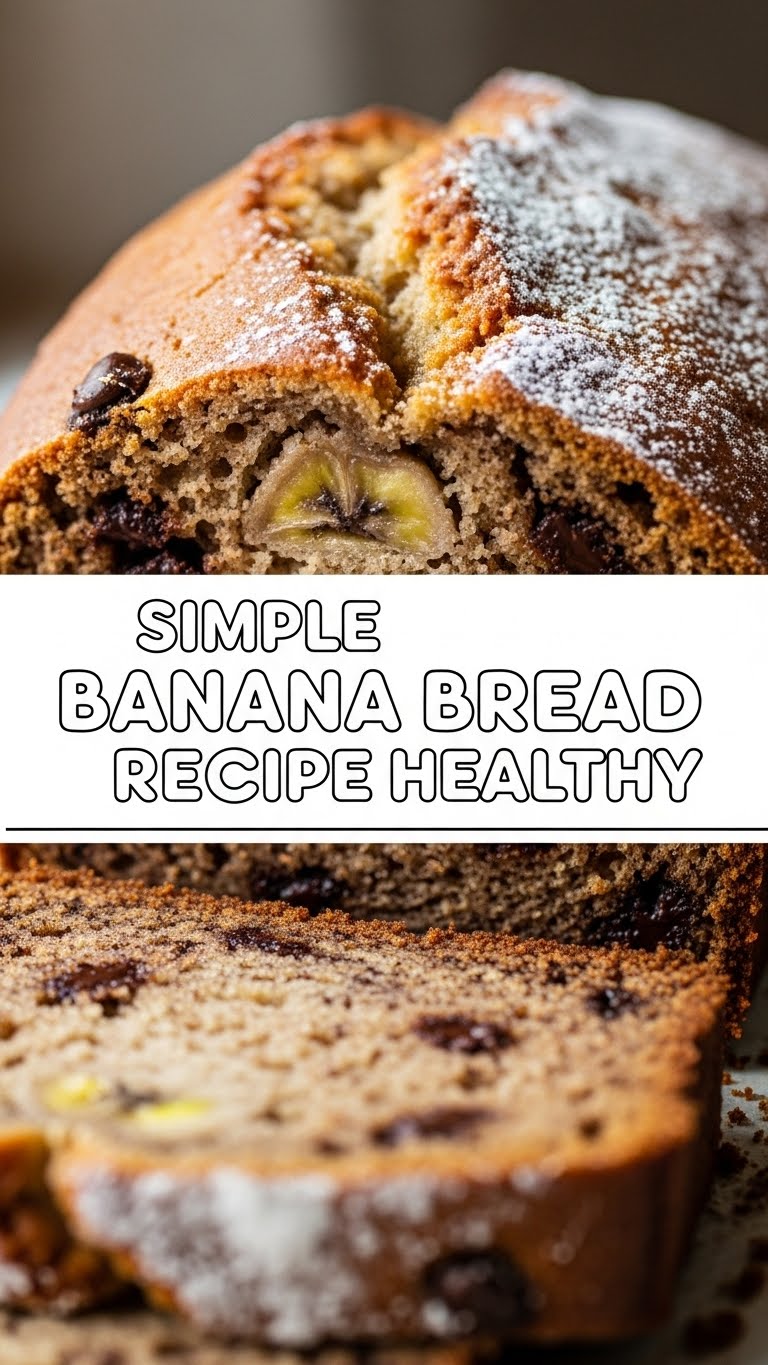 Simple Banana Bread Recipe Healthy