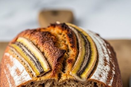 Vegan Sourdough Banana Bread