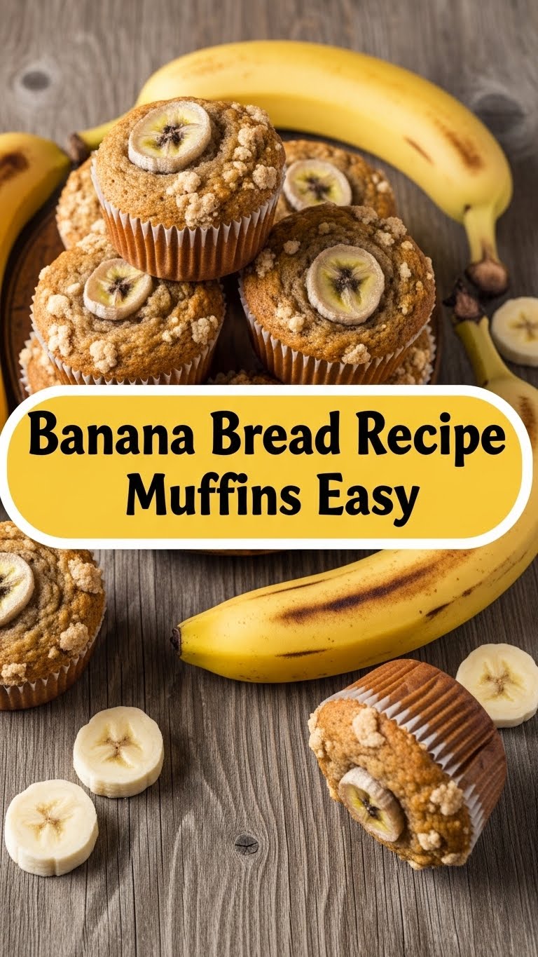 Banana Bread Recipe Muffins Easy