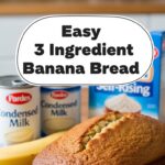 Easy 3 Ingredient Banana Bread
