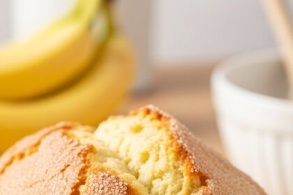 Banana Bread With Yellow Cake