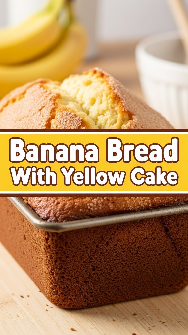 Banana Bread With Yellow Cake