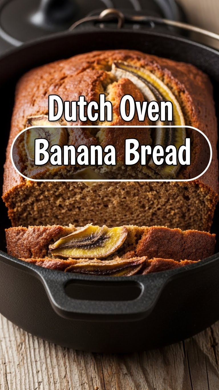 Dutch Oven Banana Bread
