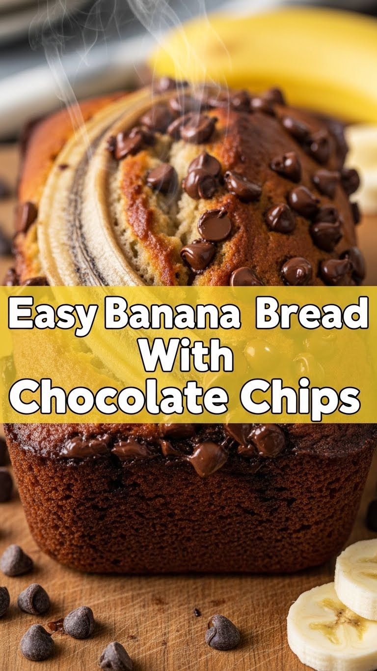 Easy Banana Bread With Chocolate Chips