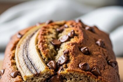 Homemade Chocolate Chip Banana Bread