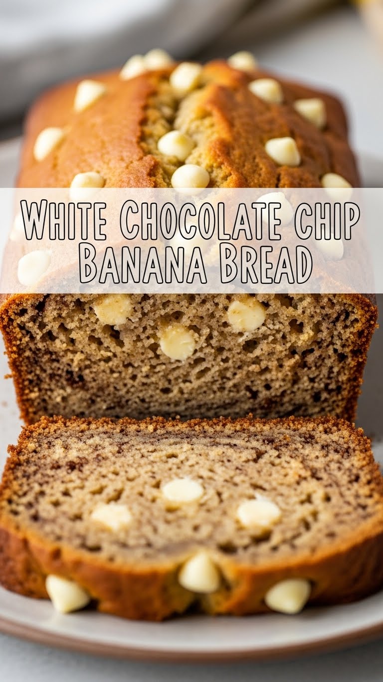 White Chocolate Chip Banana Bread