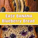 Easy Banana Blueberry Bread