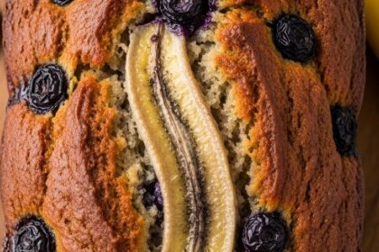Easy Banana Blueberry Bread