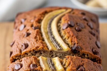 Chocolate Chip Banana Bread No Butter