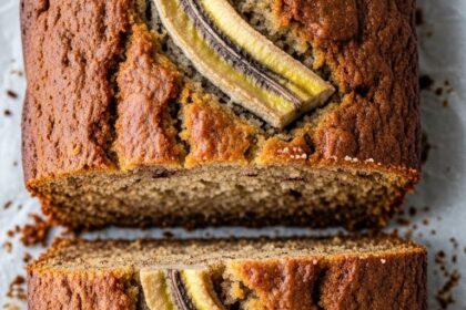 No Baking Soda Banana Bread